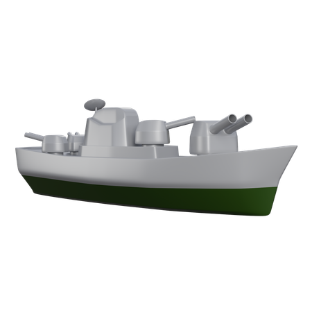 Ship  3D Icon