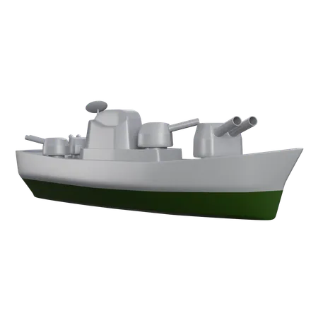 Ship  3D Icon