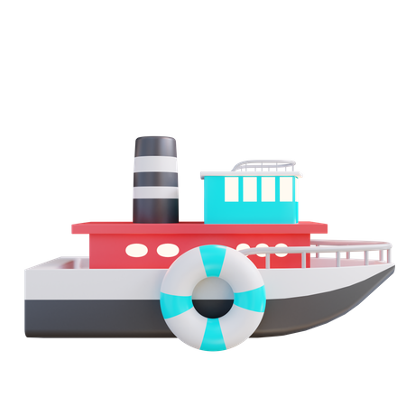 Ship  3D Icon