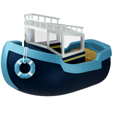 Ship  3D Icon