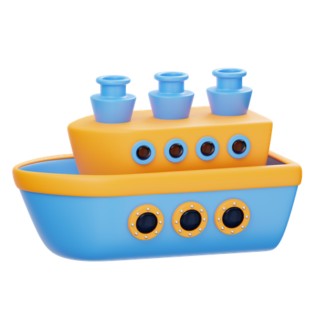 Ship  3D Icon