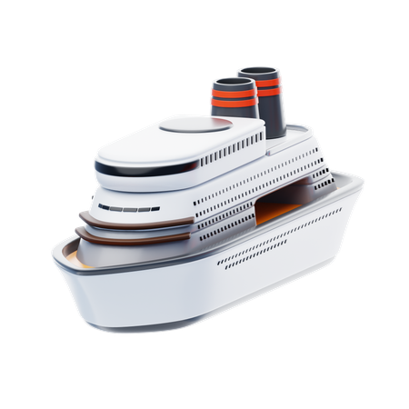 Ship  3D Icon