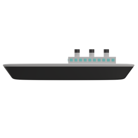 Ship  3D Illustration