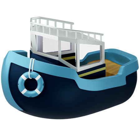 Ship  3D Icon
