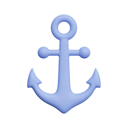 Ship Anchor  3D Icon