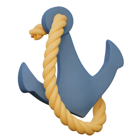 Ship Anchor  3D Icon