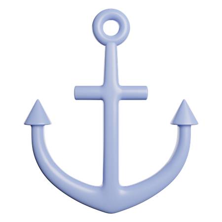 Ship Anchor  3D Icon