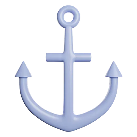 Ship Anchor  3D Icon