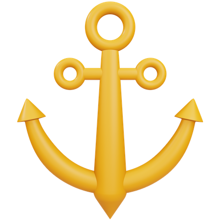 Ship Anchor  3D Icon