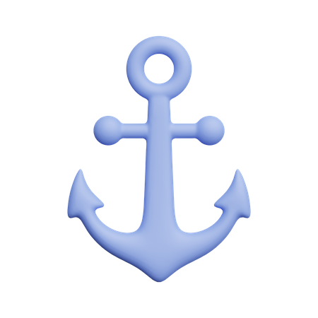 Ship Anchor  3D Icon