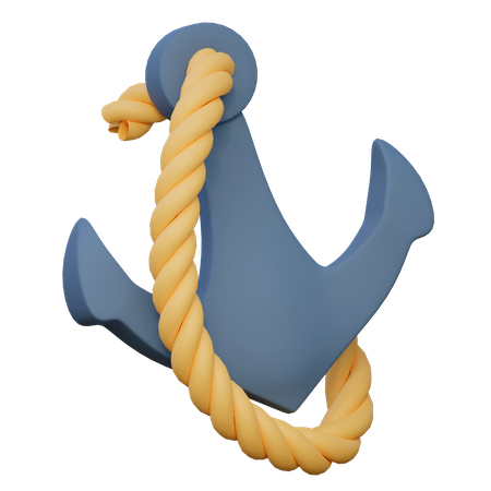 Ship Anchor  3D Icon