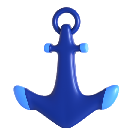 Ship Anchor Destination  3D Icon