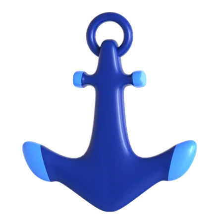 Ship Anchor Destination  3D Icon