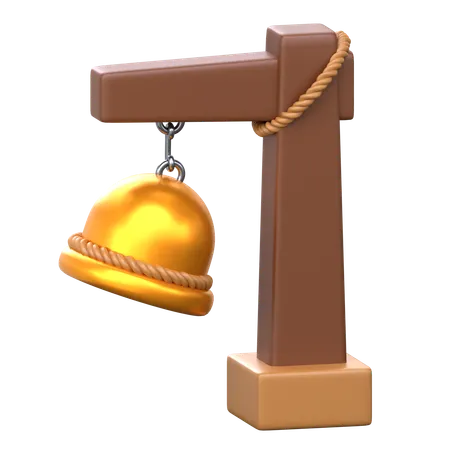 Ship Bell 3 D Sailing Icon 3D Icon