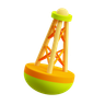 ship buoy emoji 3d