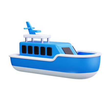 Ship cruise  3D Icon