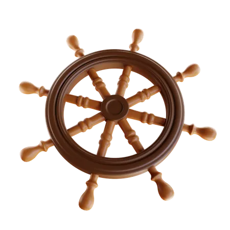 Ship Steer  3D Icon