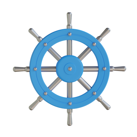 Ship Wheel  3D Icon