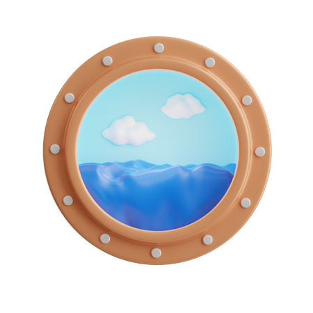 Ship Window  3D Icon