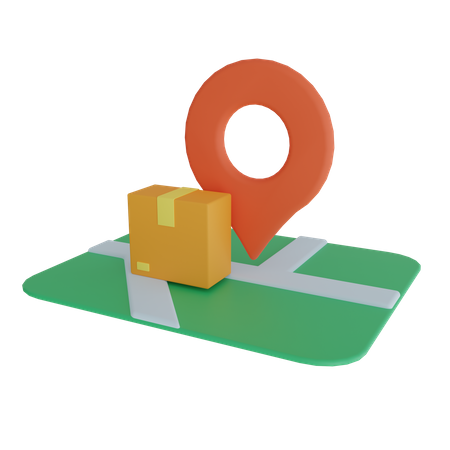 Shipment Location  3D Icon