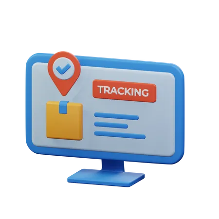 Shipment Tracking  3D Icon