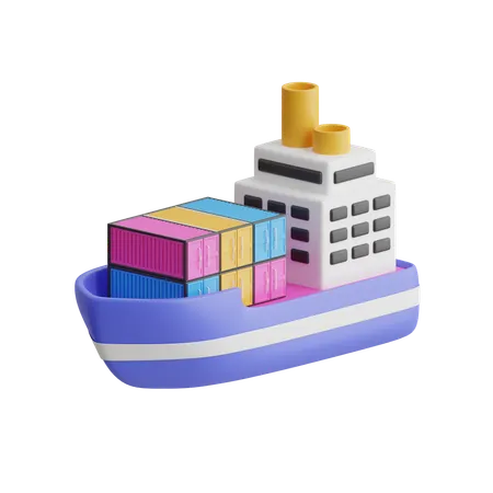 Shipping  3D Icon