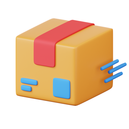 Shipping Box  3D Icon