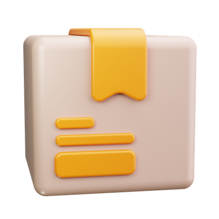 Shipping Box  3D Icon