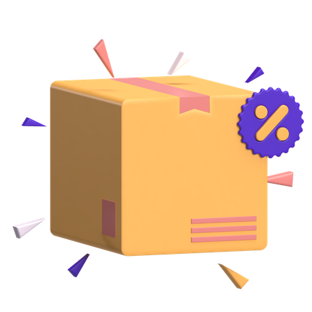 Shipping Box  3D Icon