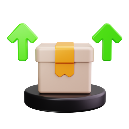 Shipping Box  3D Icon