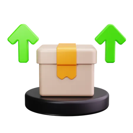 Shipping Box  3D Icon