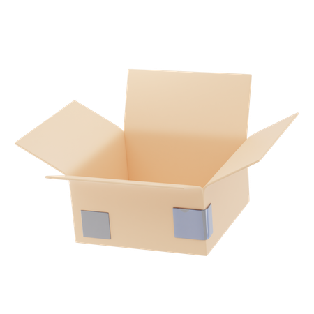 Shipping Box  3D Icon