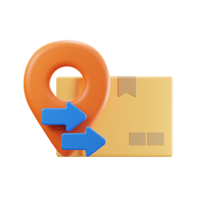 Shipping Box  3D Icon