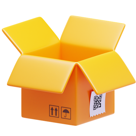 Shipping Box  3D Icon