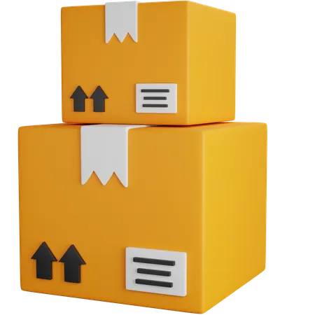 Shipping Boxes  3D Icon