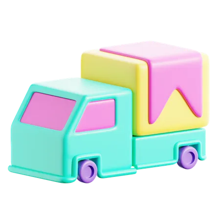 Shipping Car 3 D Icon Which Can Be Used For Various Purposes Such As Websites Mobile Apps Presentation And Others 3D Icon