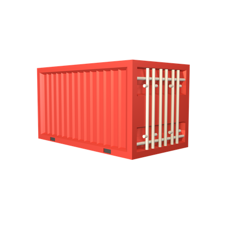 Shipping Container  3D Icon