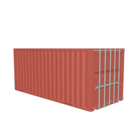 Shipping Container  3D Icon