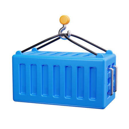 Shipping Container  3D Icon