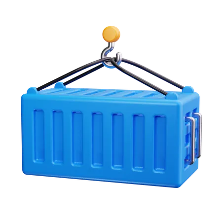 Shipping Container  3D Icon