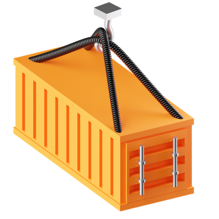 Shipping Container  3D Icon