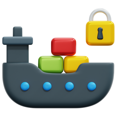 Shipping Crisis  3D Icon