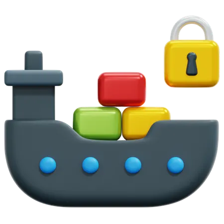 Shipping Crisis  3D Icon