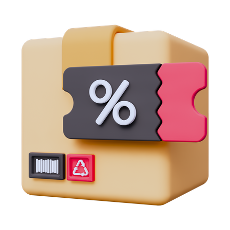 Shipping Discount  3D Icon