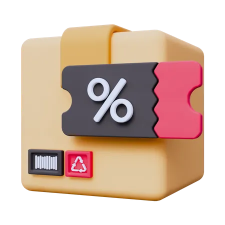 Shipping Discount  3D Icon