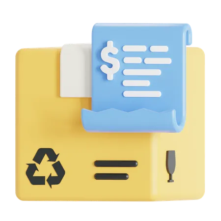 Shipping invoice  3D Icon