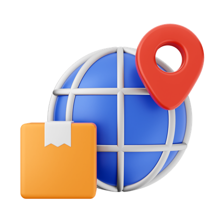 Shipping Location  3D Icon
