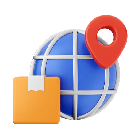 Shipping Location  3D Icon