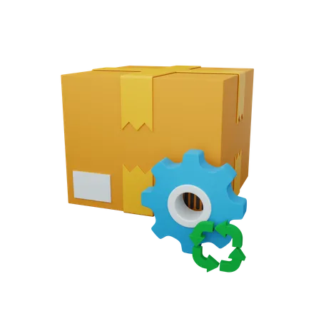 Shipping on process  3D Illustration