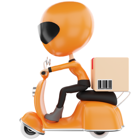 Shipping service 3D Illustration